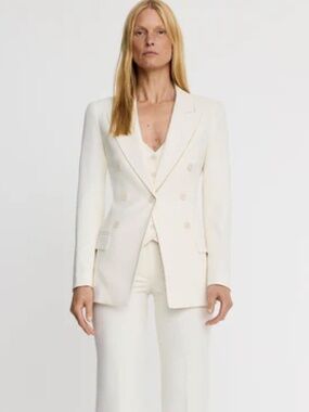 Smythe Not A DB Blazer in Chalk